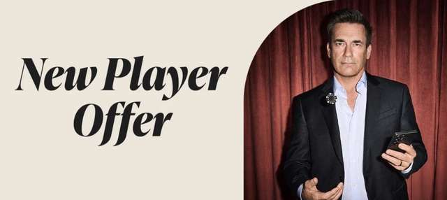 BetMGM new player welcome offer banner featuring brand ambassador Jon Hamm and the 100% deposit match up to $1,000 plus bonus funds headline