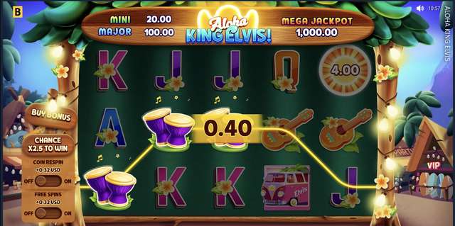 Aloha King Elvis gameplay screenshot