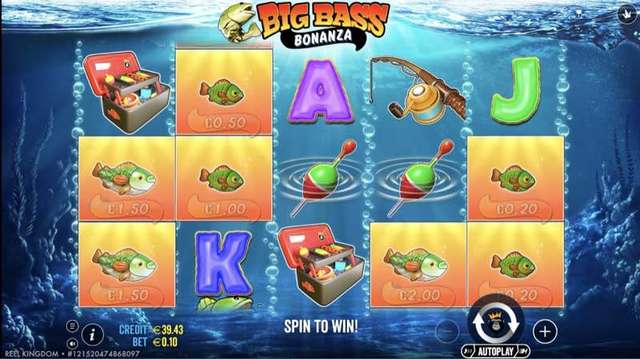 Big Bass Bonanza gameplay screenshot