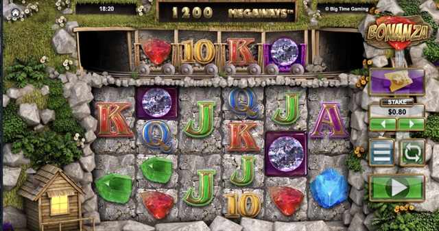 Bonanza Megaways gameplay screenshot