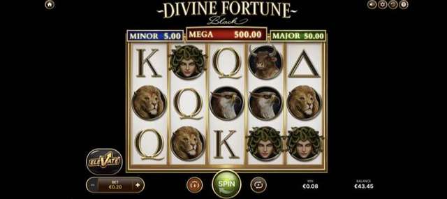 Divine Fortune gameplay screenshot