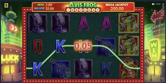 Elvis Frog in Vegas gameplay screenshot