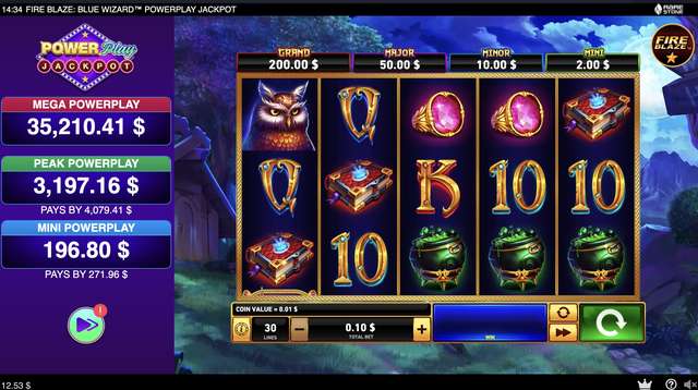 Fire Blaze: Blue Wizard gameplay screenshot