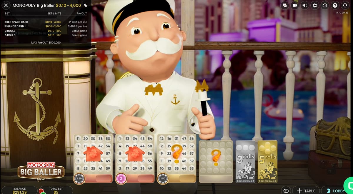 Monopoly Big Baller gameplay screenshot