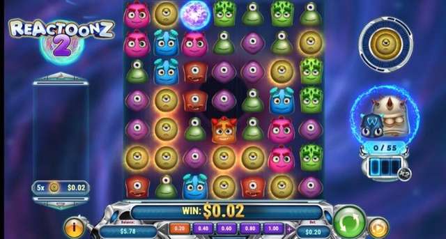 Reactoonz 2 gameplay screenshot