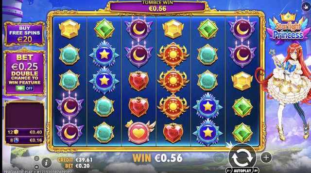 Starlight Princess gameplay screenshot