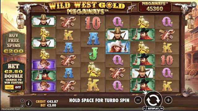 Wild West Gold Megaways gameplay screenshot