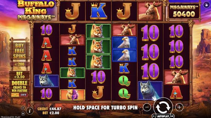 Buffalo King Megaways gameplay screenshot