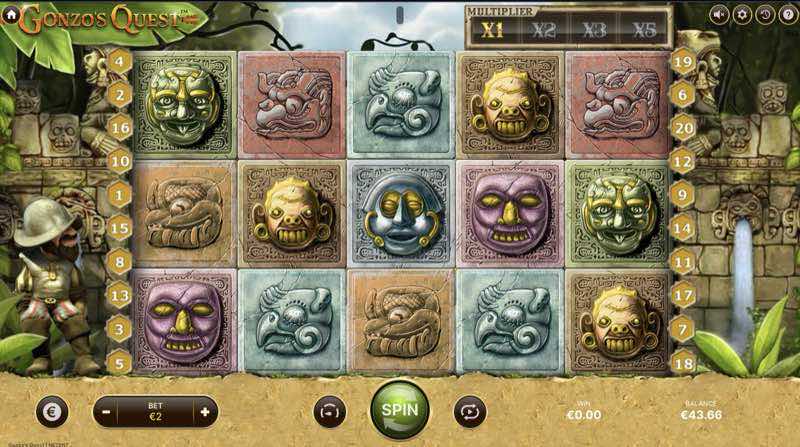 Gonzo's Quest gameplay screenshot