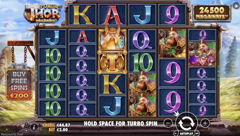 Power of Thor Megaways gameplay screenshot