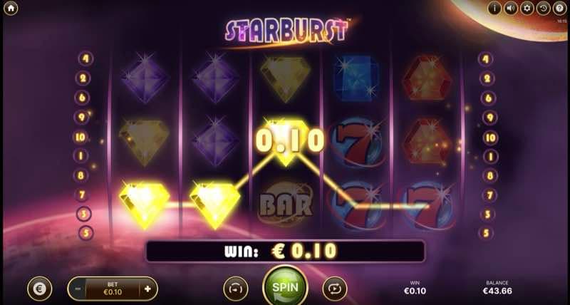 Starburst gameplay screenshot