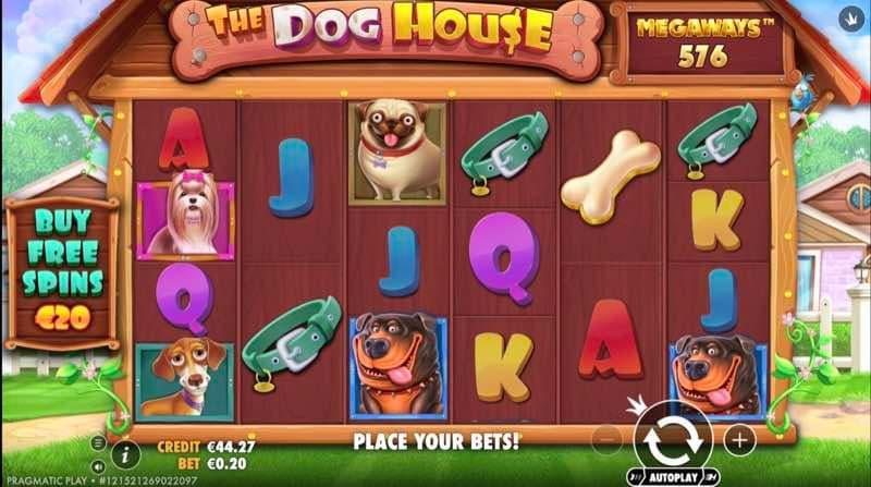The Dog House Megaways gameplay screenshot