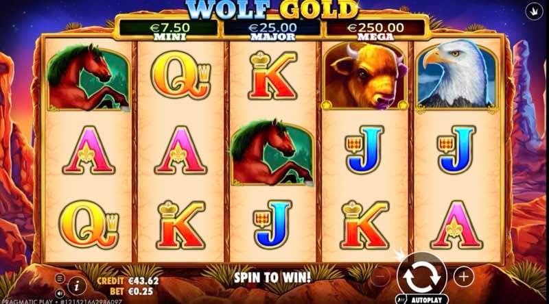 Wolf Gold gameplay screenshot