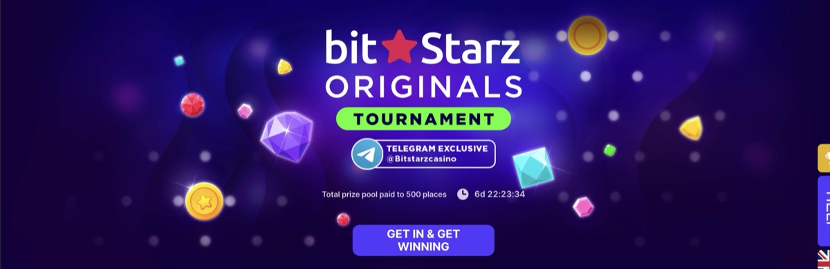BitStarz tournaments page showing Slot Wars and Table Wars